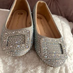 Beautiful rhinestone flat shoes, brand new from Nordstrom